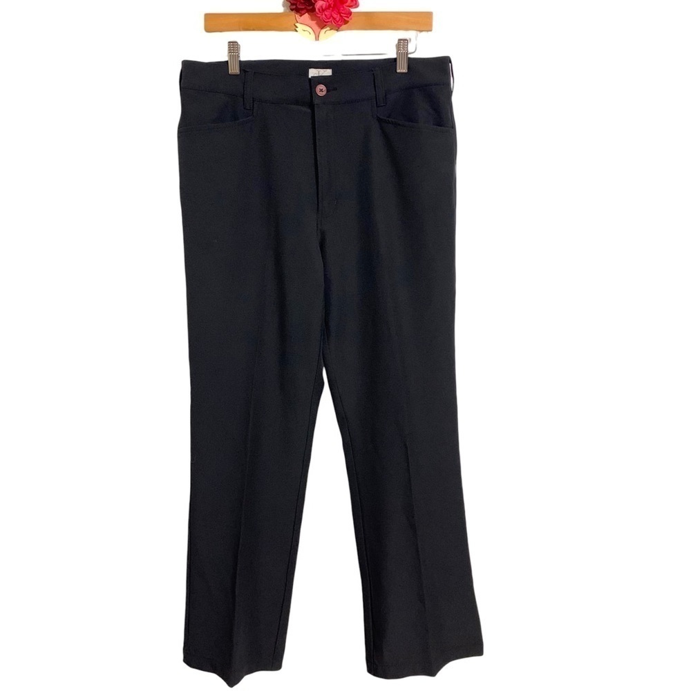 Calvin Klein Jeans pants black contrasting button pocket size 34